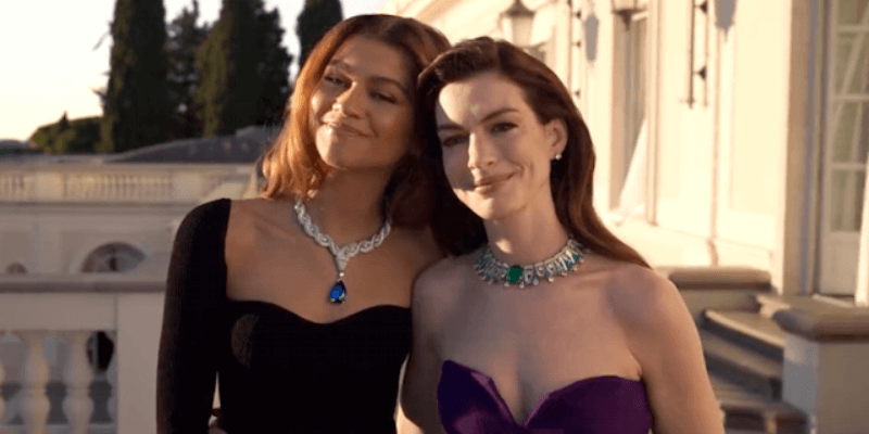 Zendaya And Anne Hathaway In Diamonds And Jewels — Paolo Sorrentino's Bulgari Ad